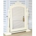 Cream Mirror On Stand/Dressing Table Mirror, Shabby Chic Bedroom Furniture